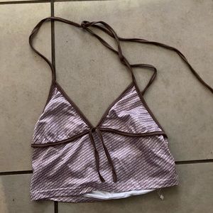 Size M brown pinkish purple color